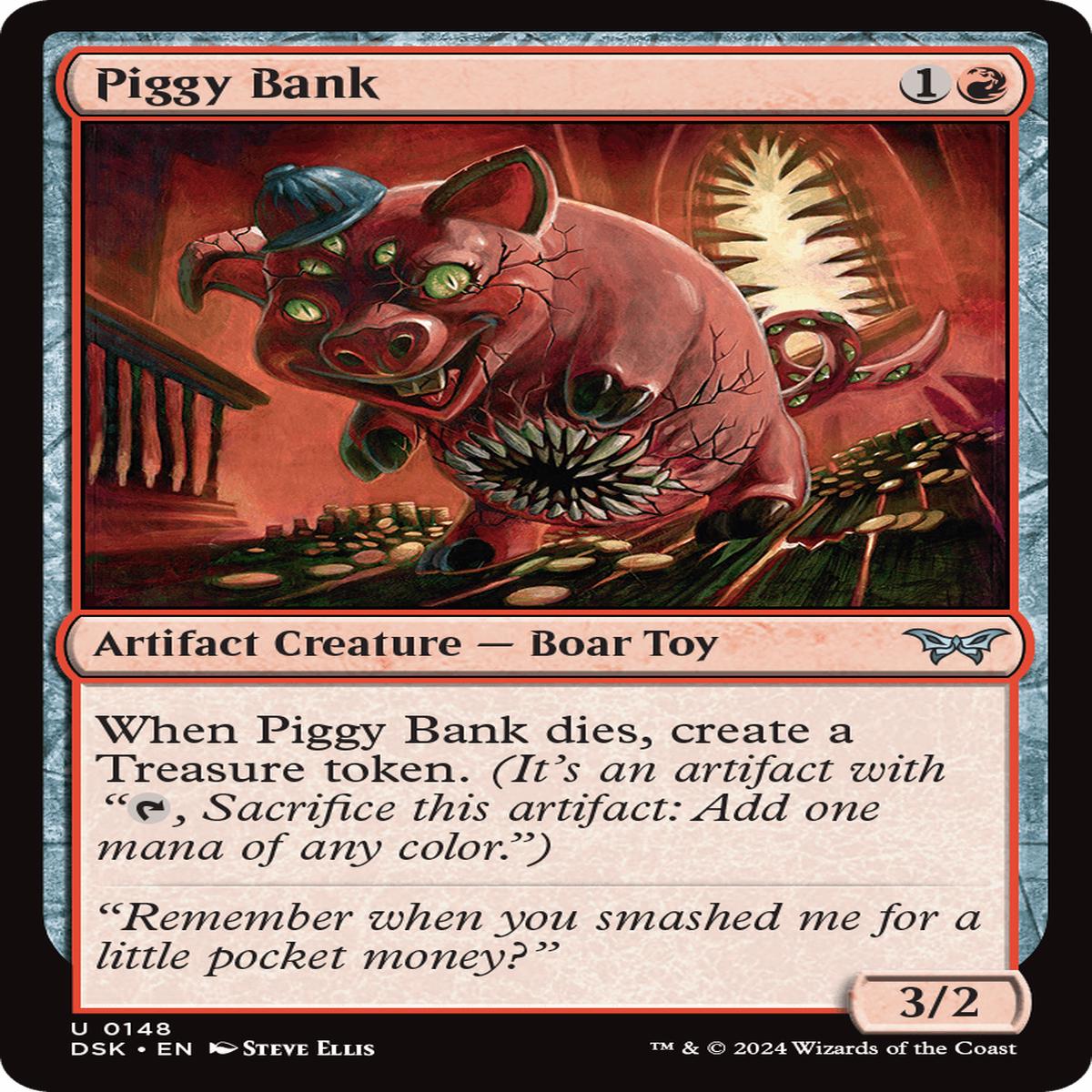 (0148) Piggy Bank - Duskmourn: House of Horror