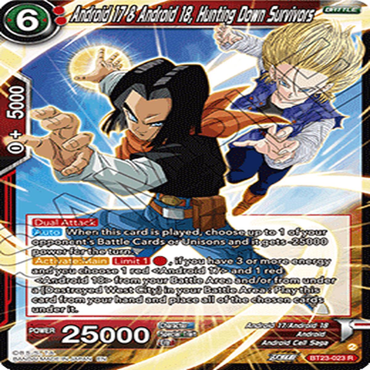(023) Android 17 & Android 18, Hunting Down Survivors - Perfect Combination