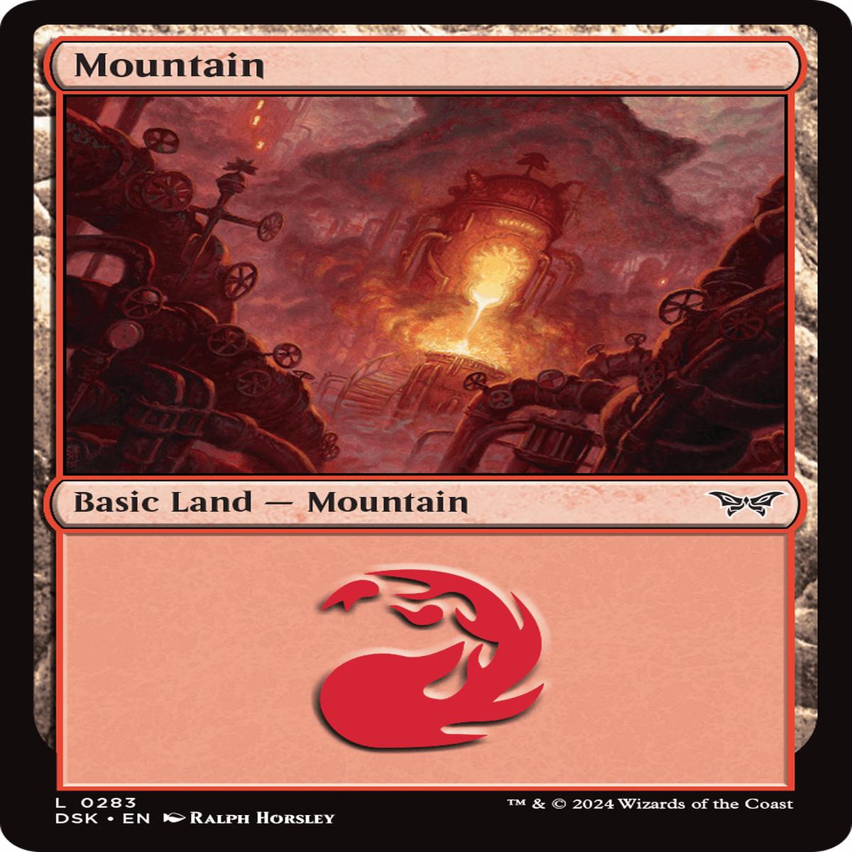 (0283) Mountain - Duskmourn: House of Horror