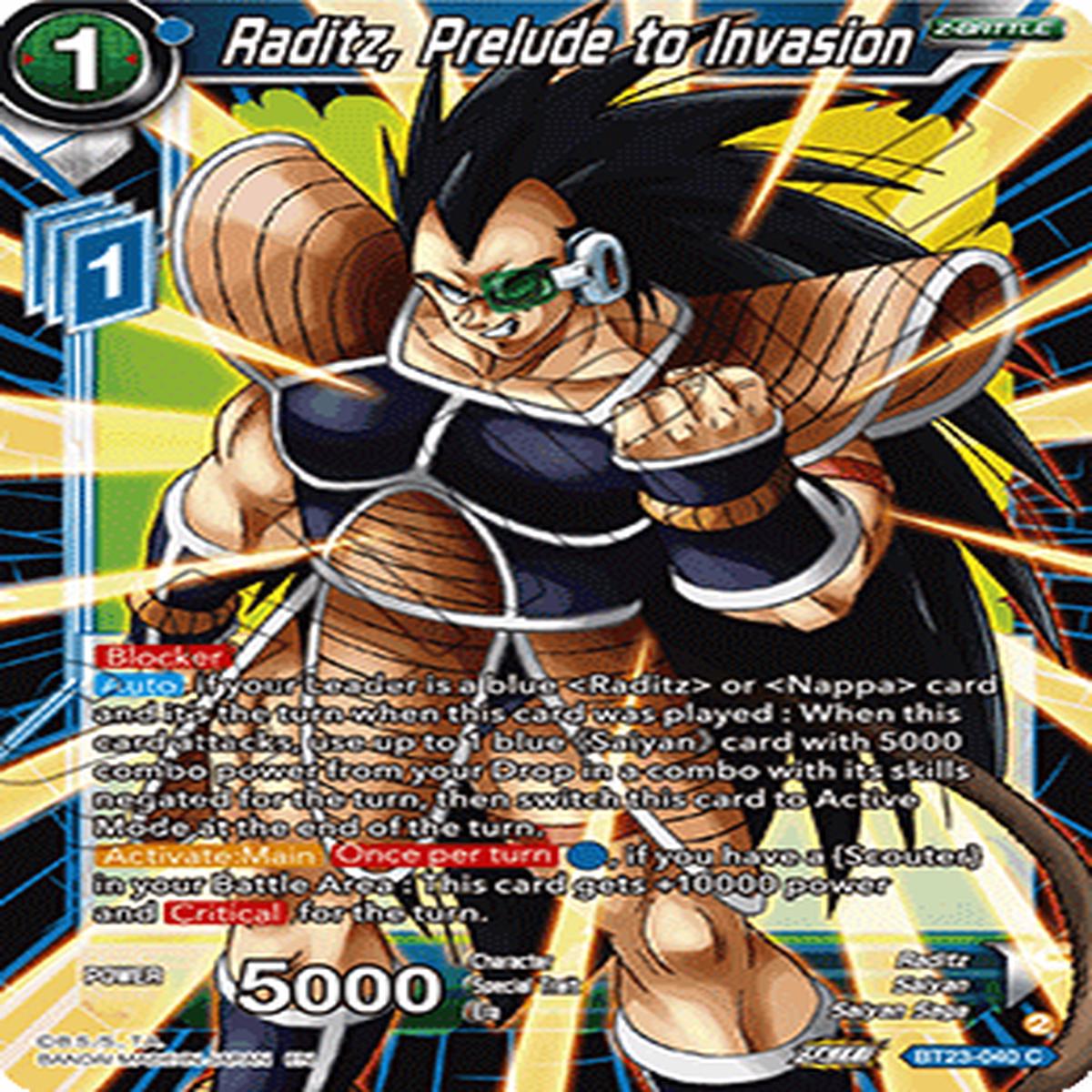 (040) Raditz, Prelude to Invasion - Perfect Combination