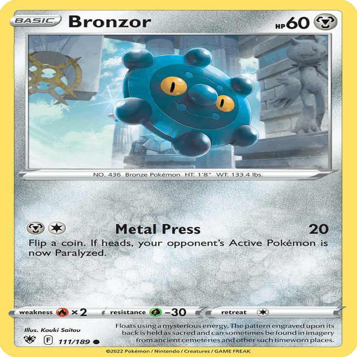 (111/189) Bronzor - Astral Radiance