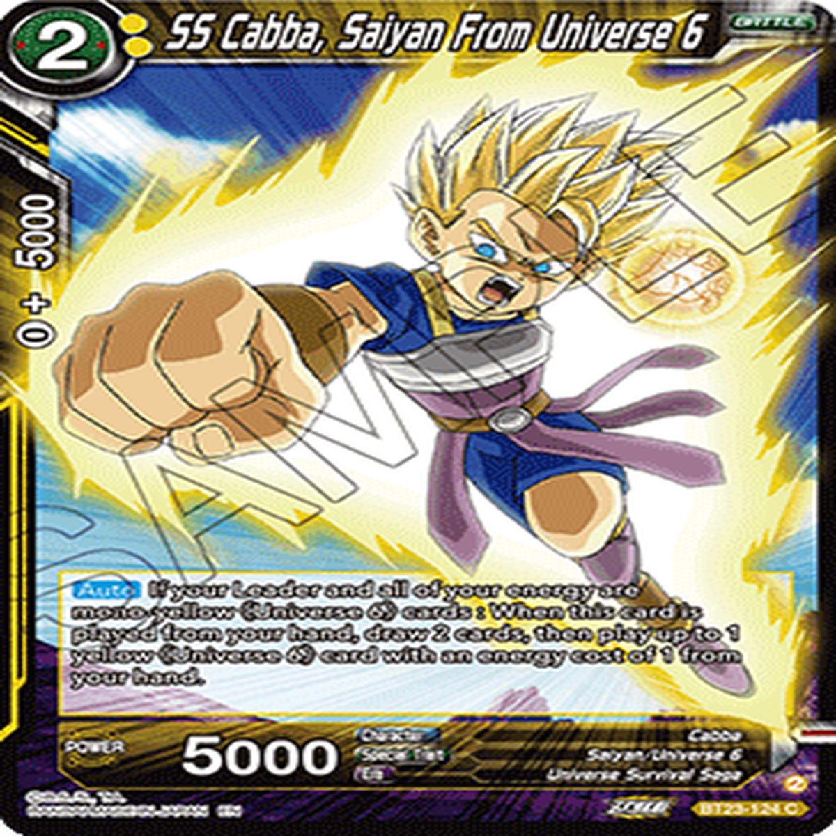 (124) SS Cabba, Saiyan From Universe 6 - Perfect Combination