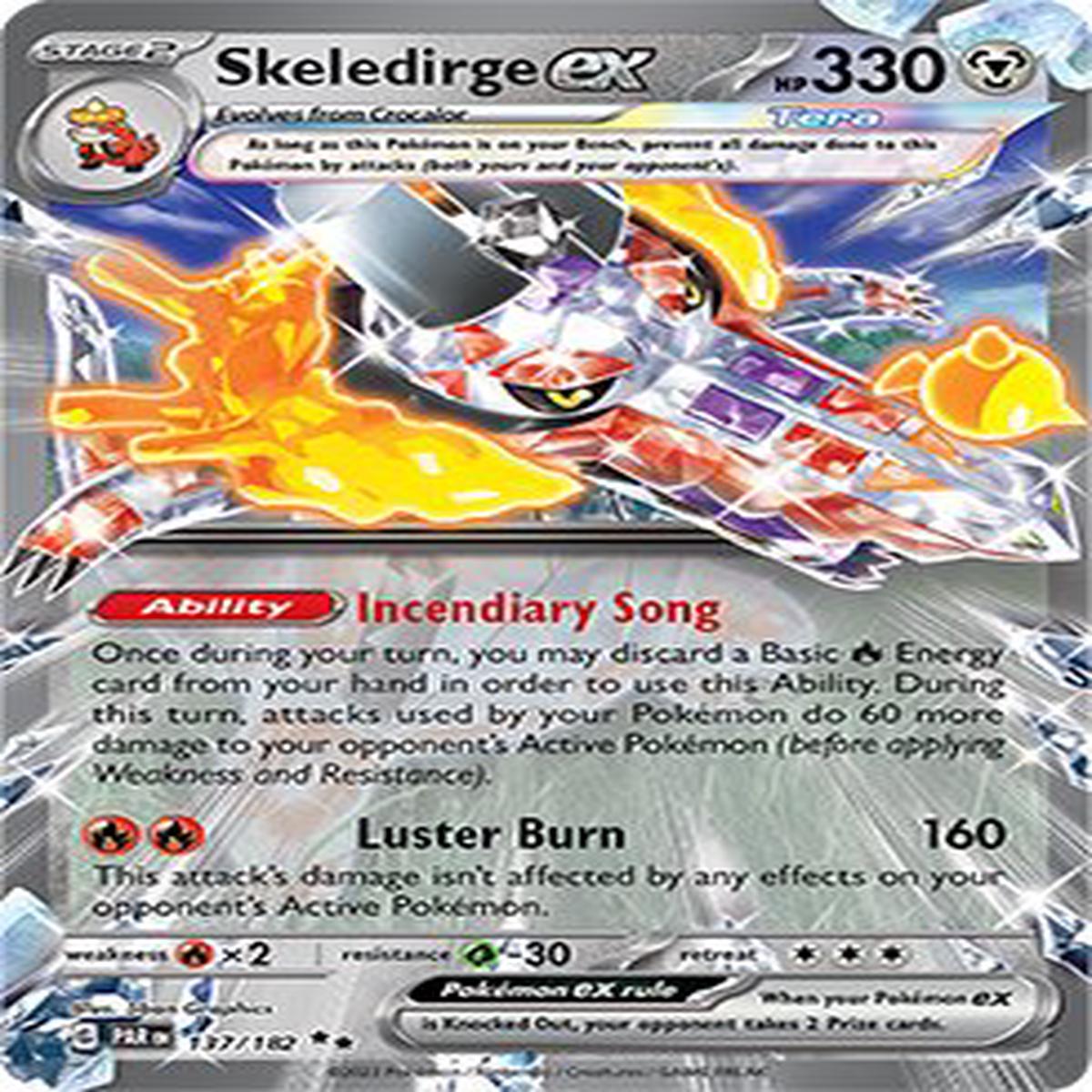 (137/182) Skeledirge EX - Paradox Rift