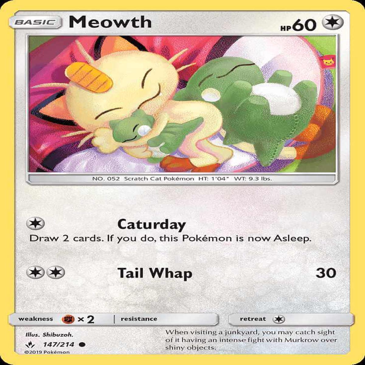 (147/214) Meowth - Unbroken Bonds