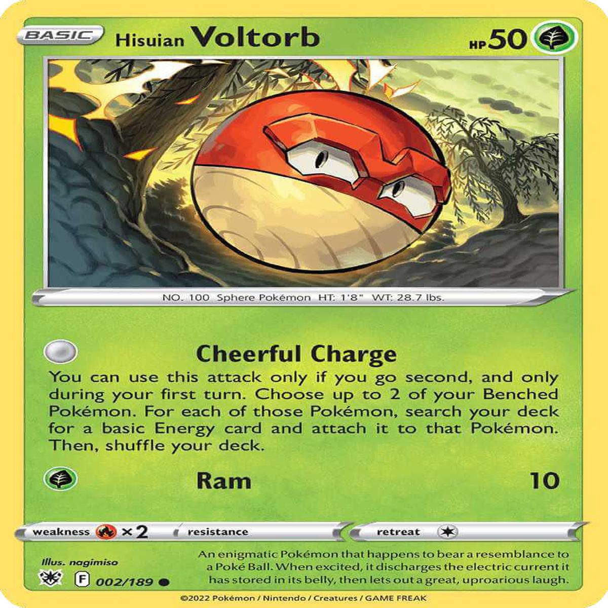 (2/189) Hisuian Voltorb - Astral Radiance