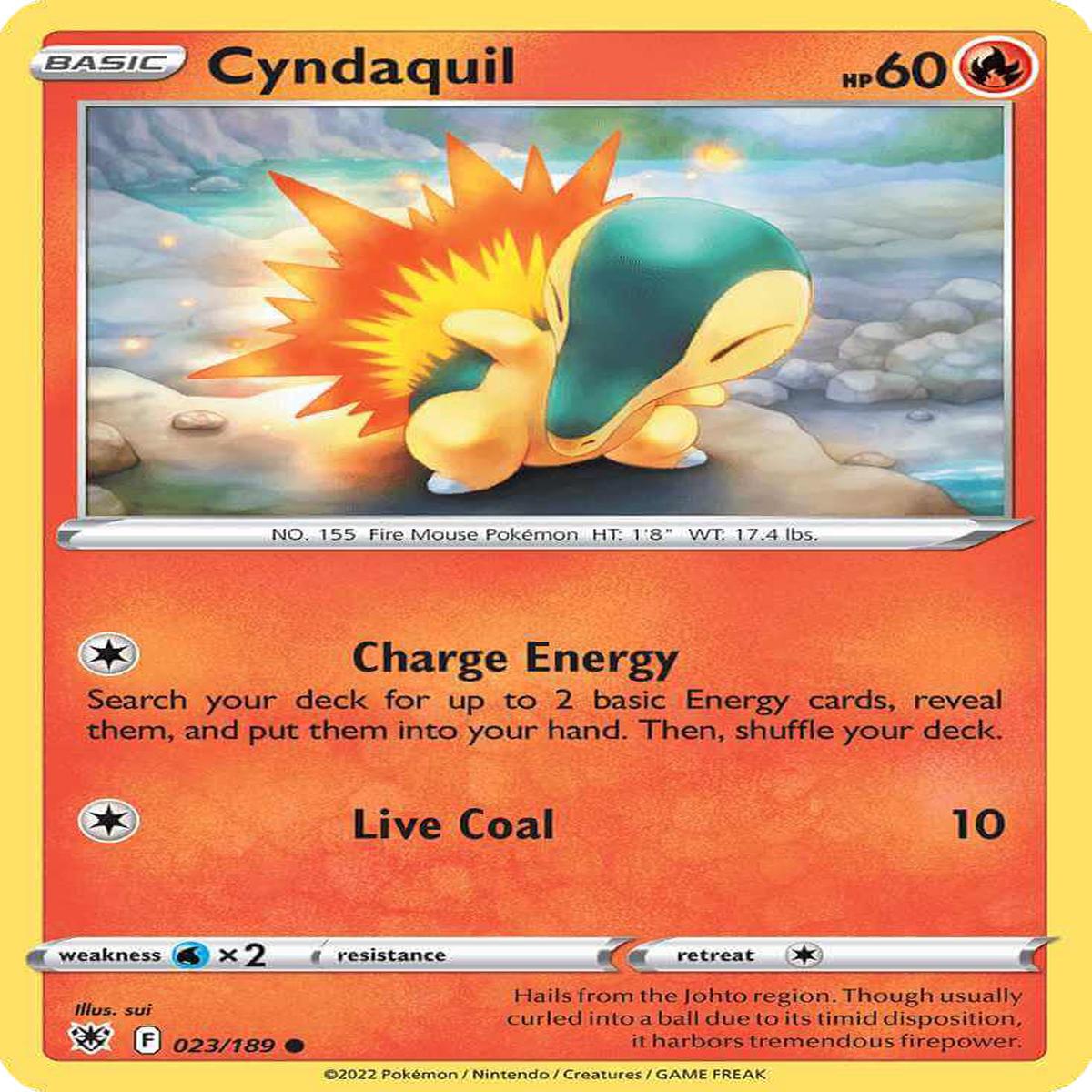 (23/189) Cyndaquil - Astral Radiance