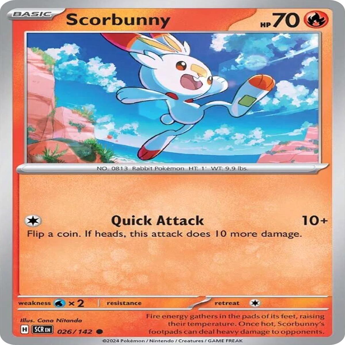 (26/142) Scorbunny - Stellar Crown