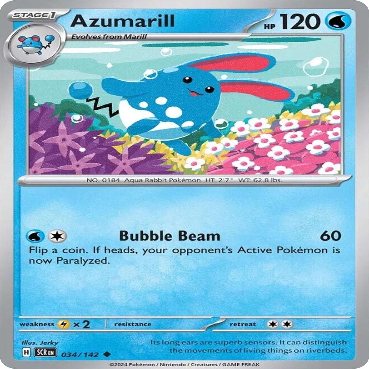 (34/142) Azumarill - Stellar Crown
