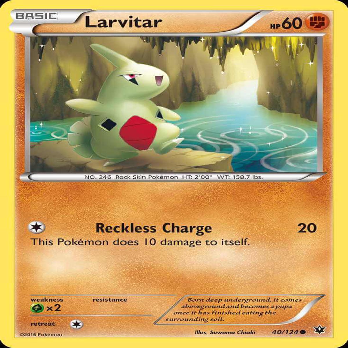 (40/124) Larvitar - Fates Collide