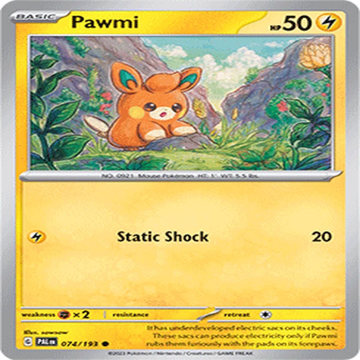 (74/193) Pawmi - Paldea Evolved