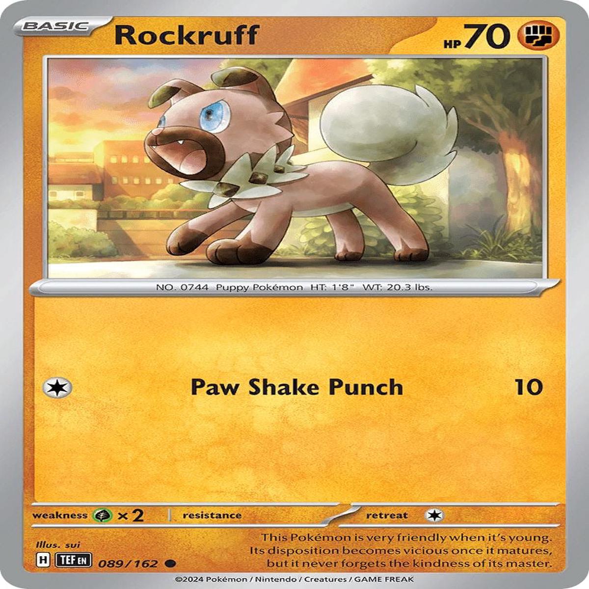 (89/162) Rockruff - Temporal Forces