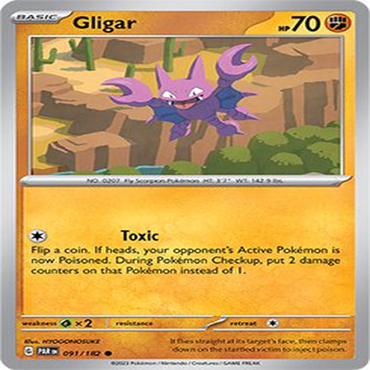 (91/182) Gligar - Paradox Rift