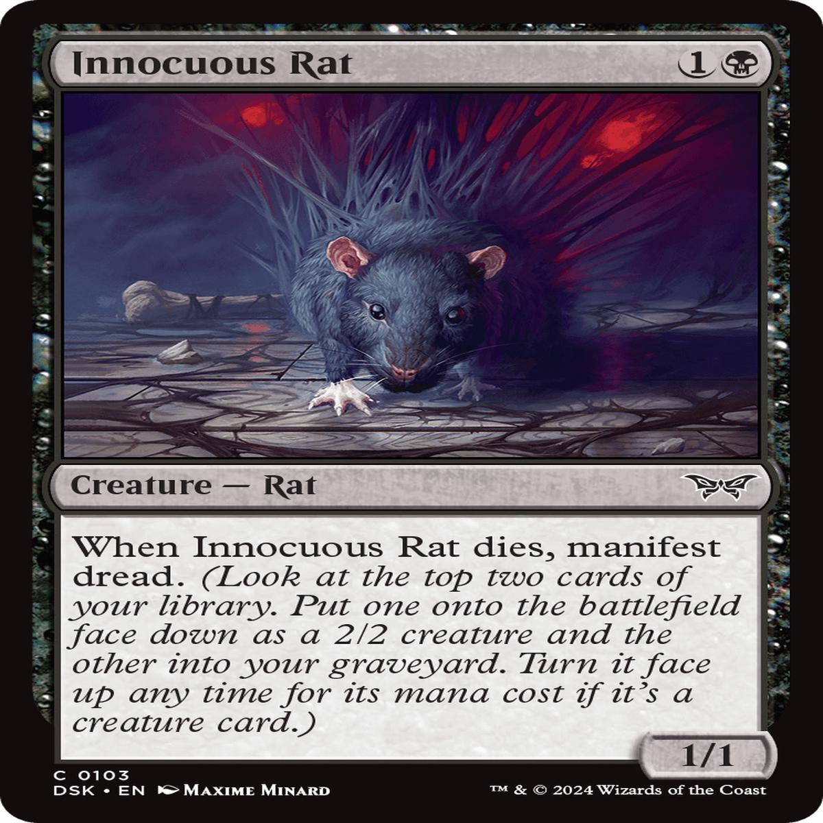 (0103) Innocuous Rat - Duskmourn: House of Horror