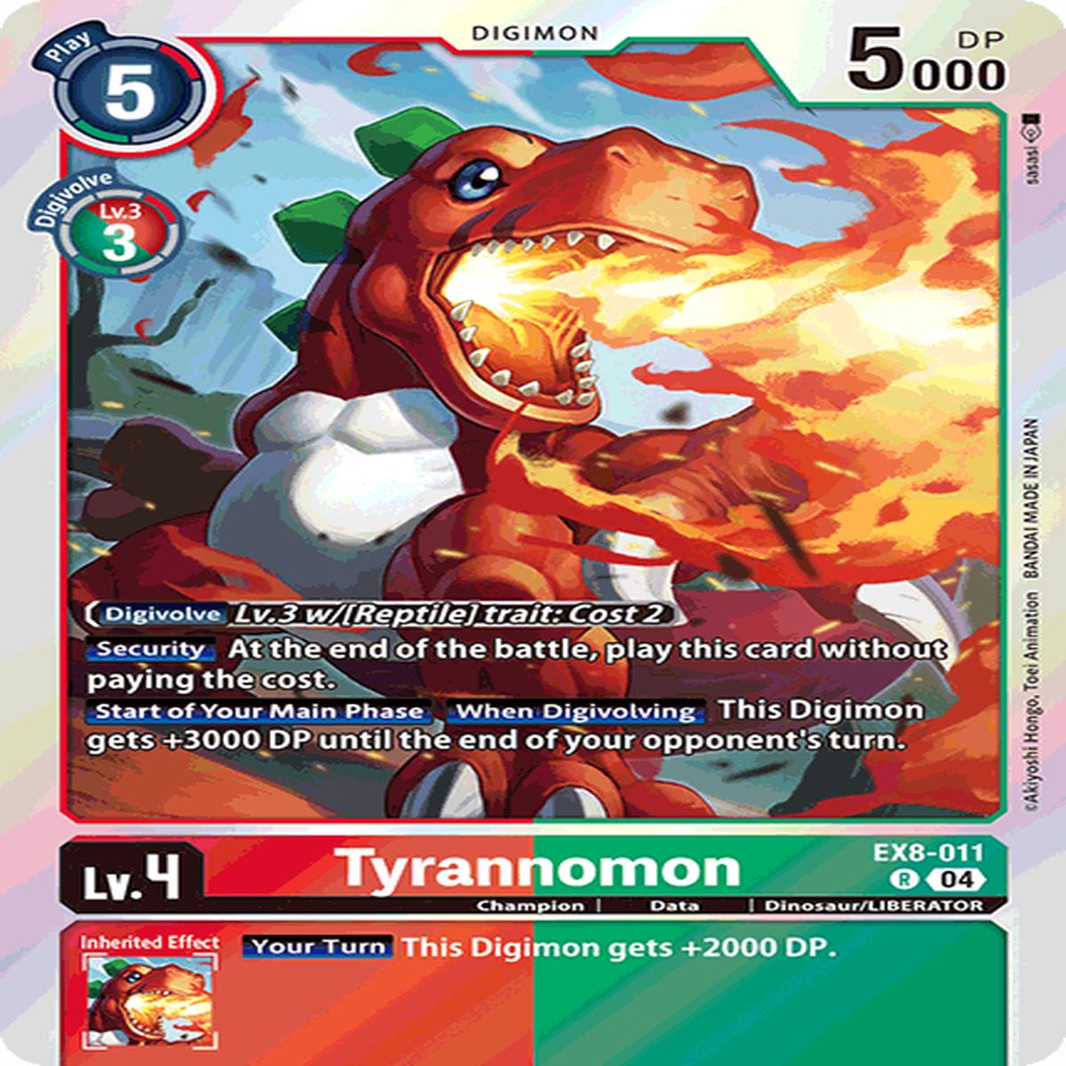 (011) Tyrannomon - EX8