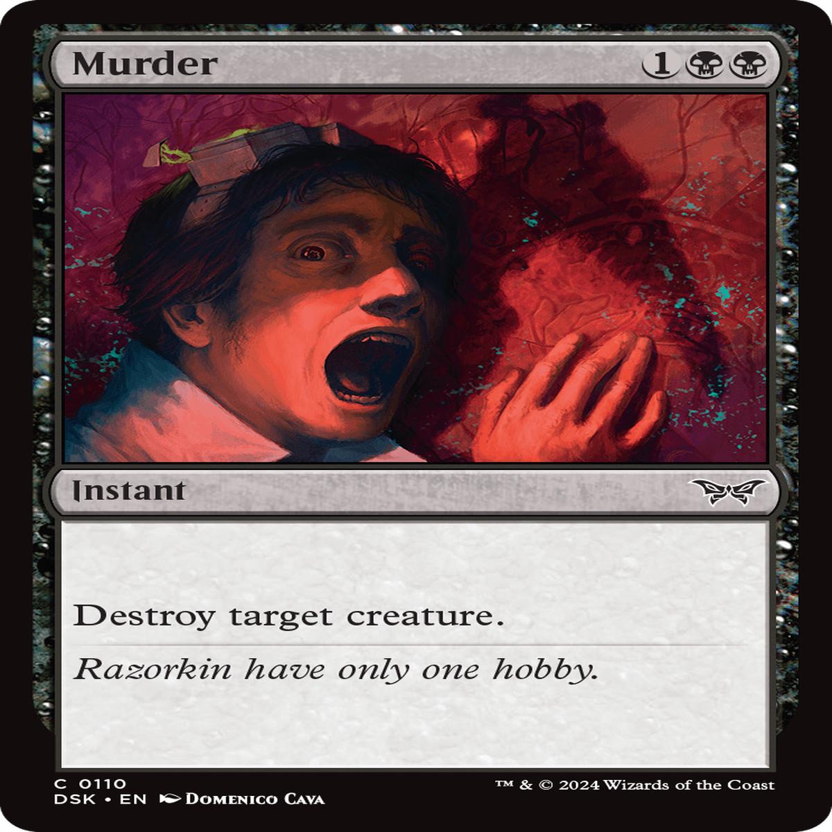 (0110) Murder - Duskmourn: House of Horror