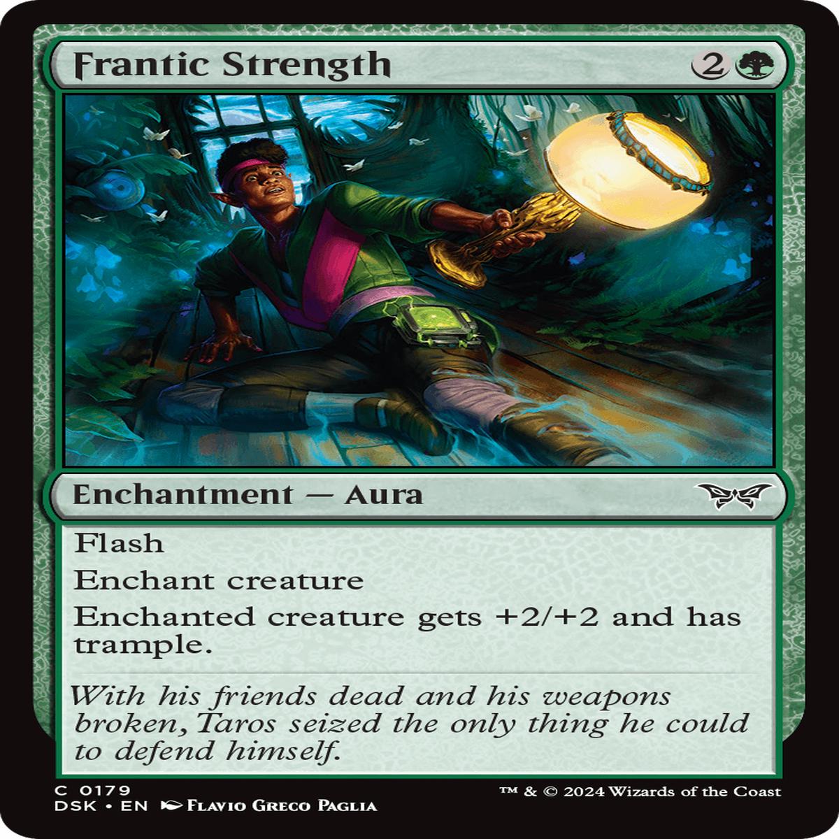 (0179) Frantic Strength - Duskmourn: House of Horror