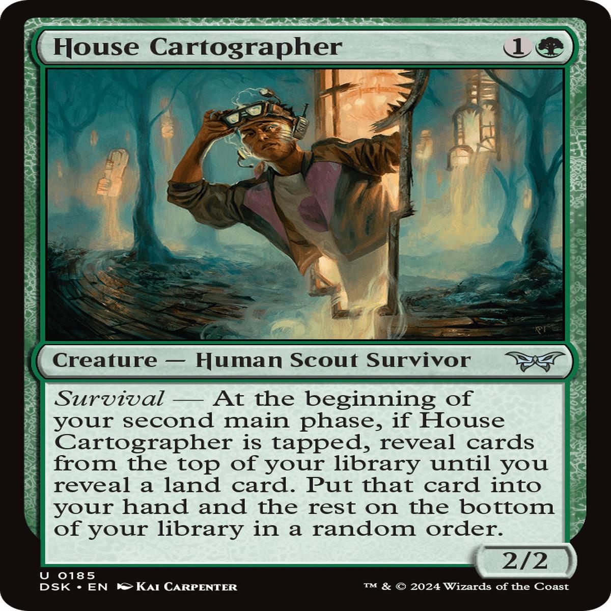 (0185) House Cartographer - Duskmourn: House of Horror