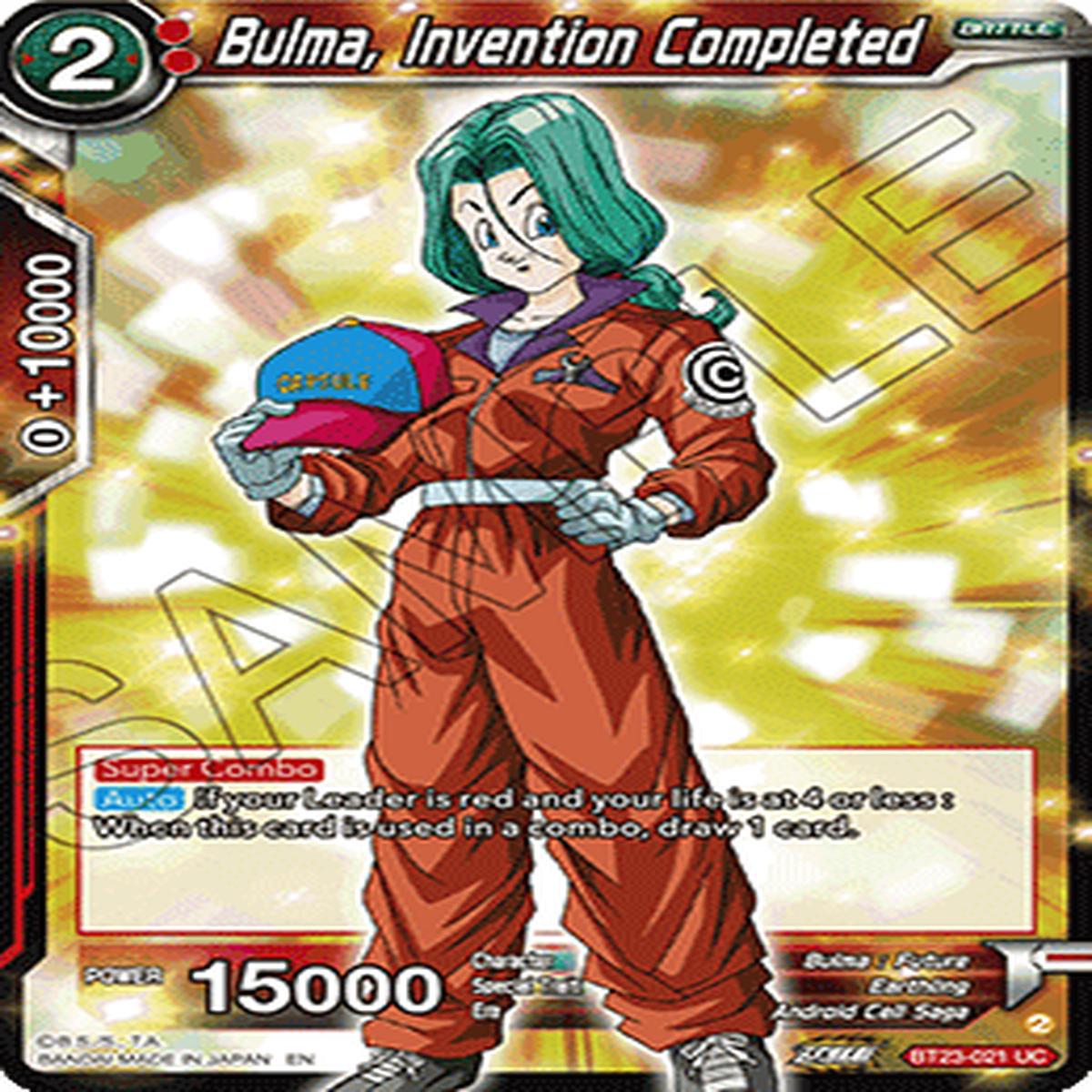 (021) Bulma, Invention Completed - Perfect Combination