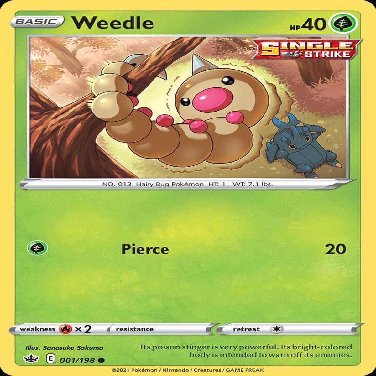 (1/198) Weedle - Chilling Reign