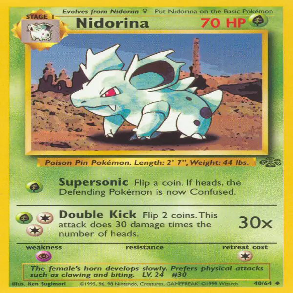 (40/64) Nidorina - Jungle