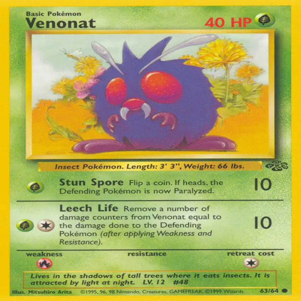(63/64) Venonat - Jungle