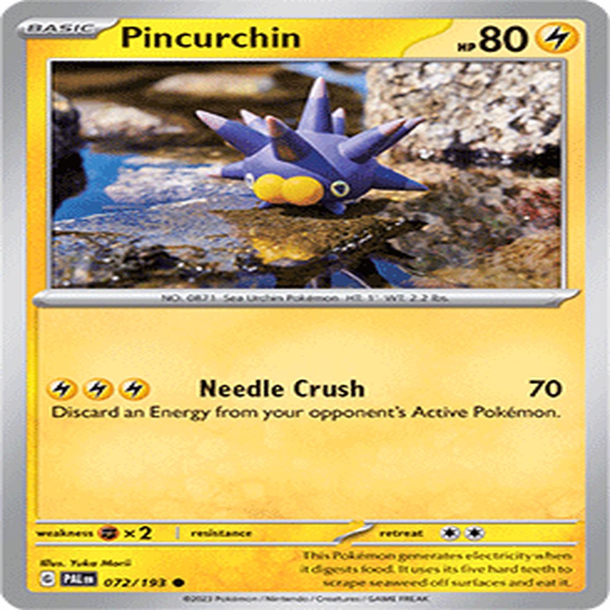 (72/193) Pincurchin - Paldea Evolved