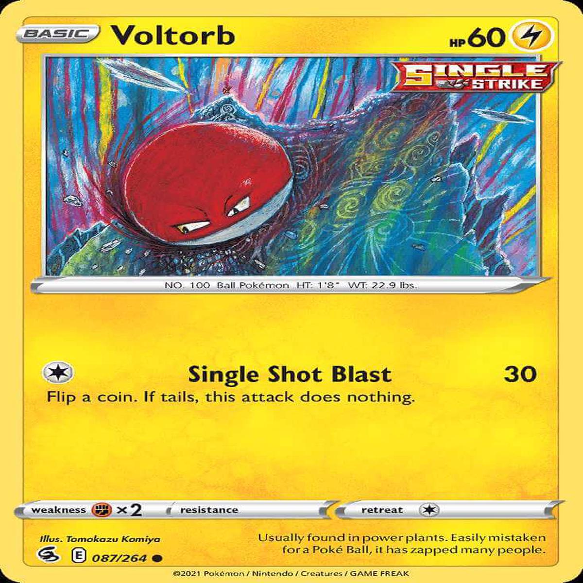 (87/264) Voltorb - Fusion Strike