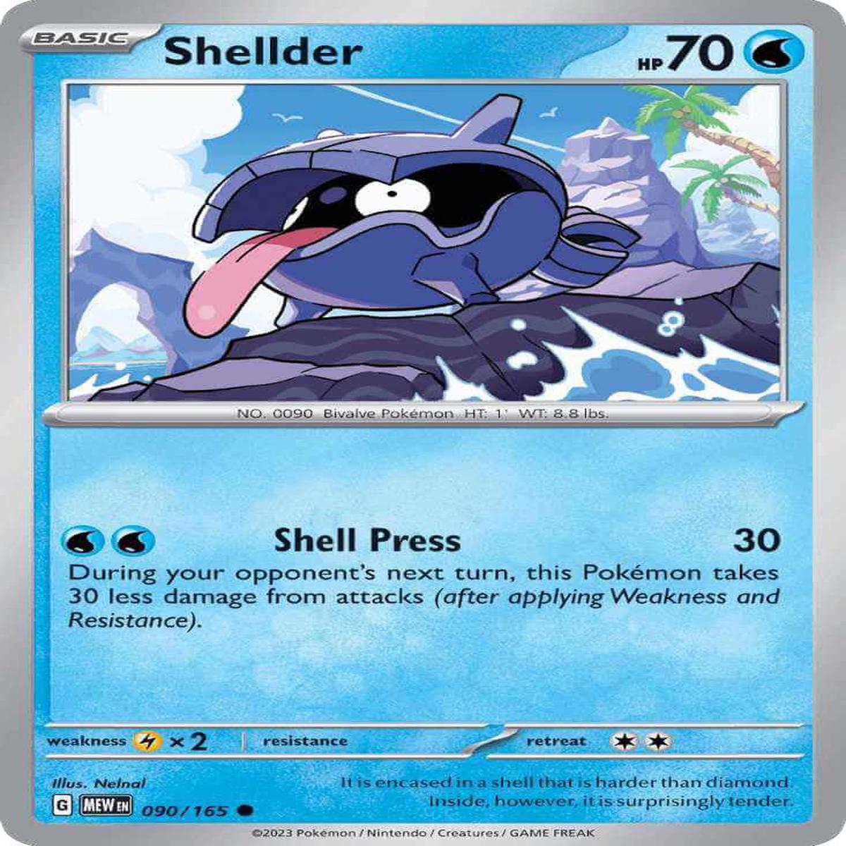 (90/165) Shellder - SV 151