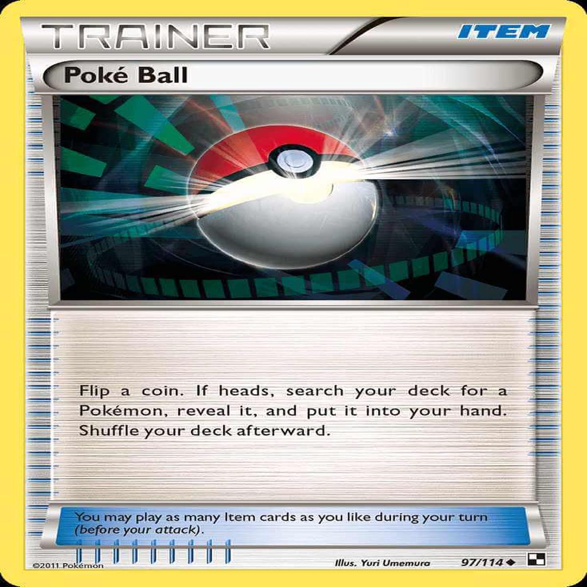 (97/114) Pok Ball - Black & White