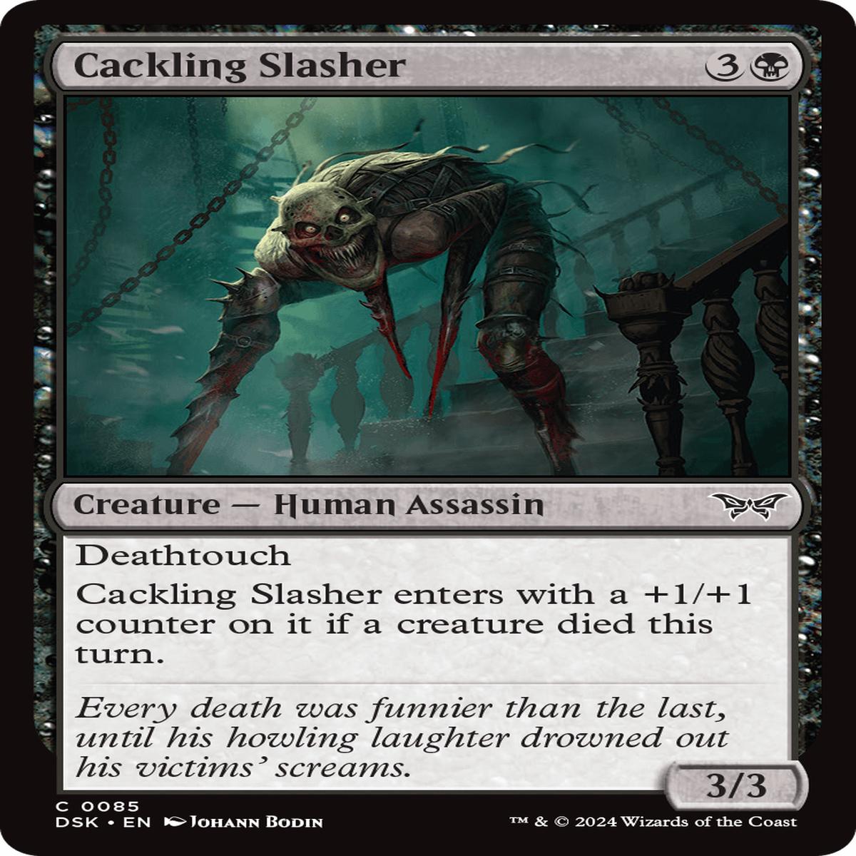 (0085) Cackling Slasher - Duskmourn: House of Horror