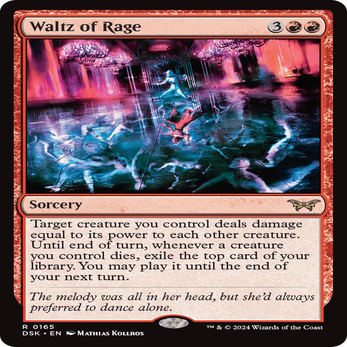 (0165) Waltz of Rage - Duskmourn: House of Horror