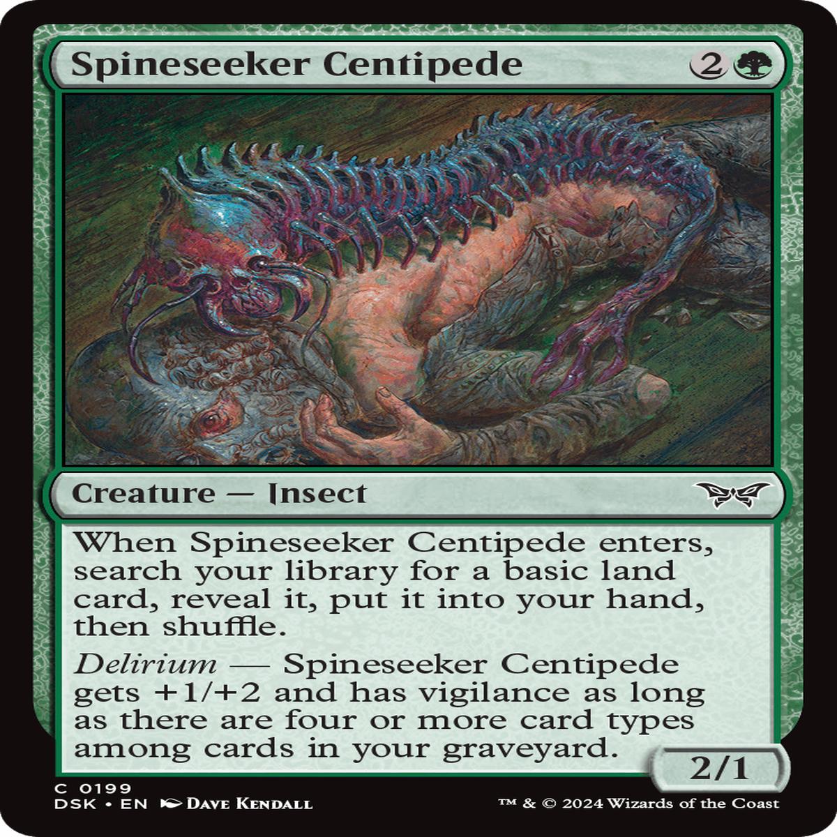 (0199) Spineseeker Centipede - Duskmourn: House of Horror