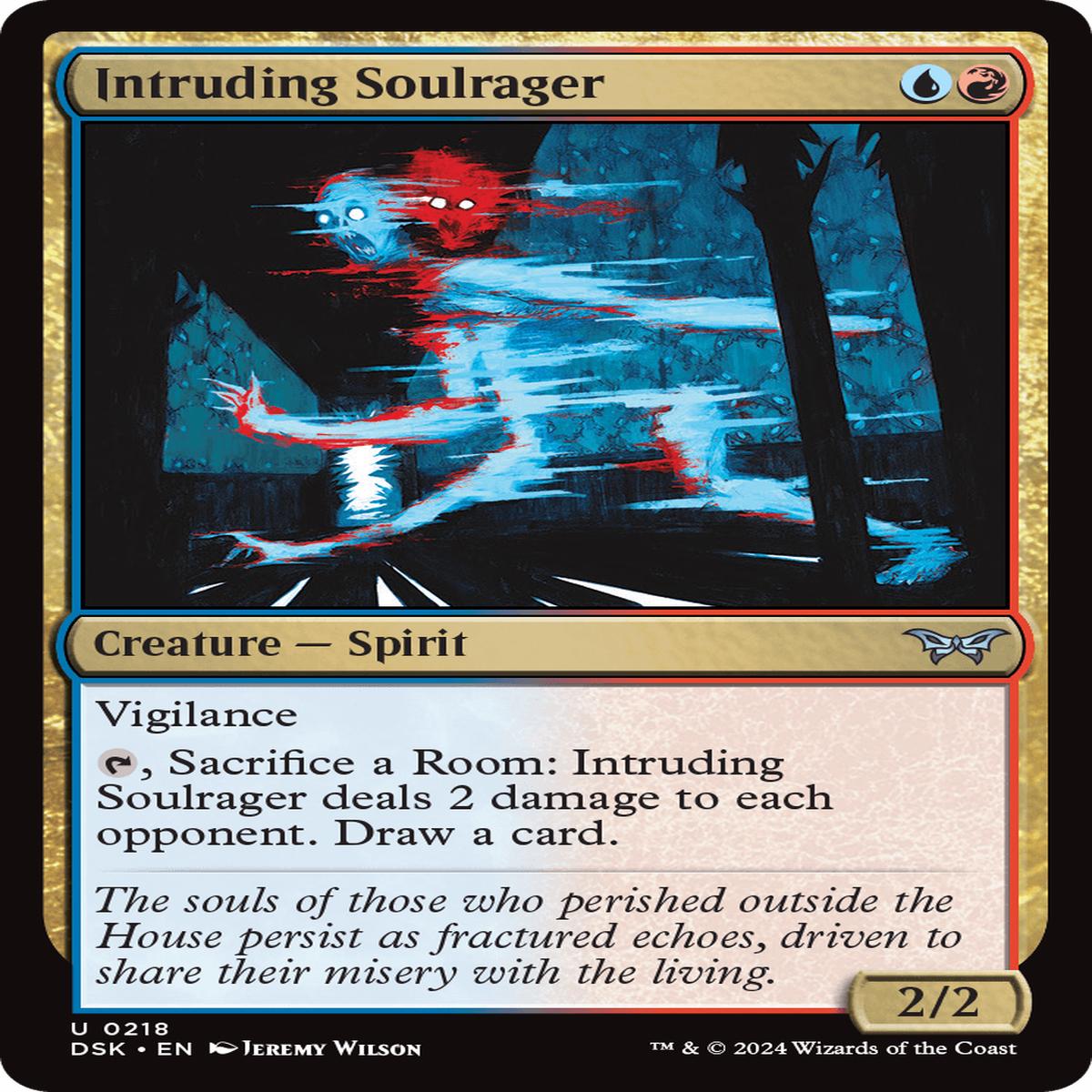(0218) Intruding Soulrager - Duskmourn: House of Horror
