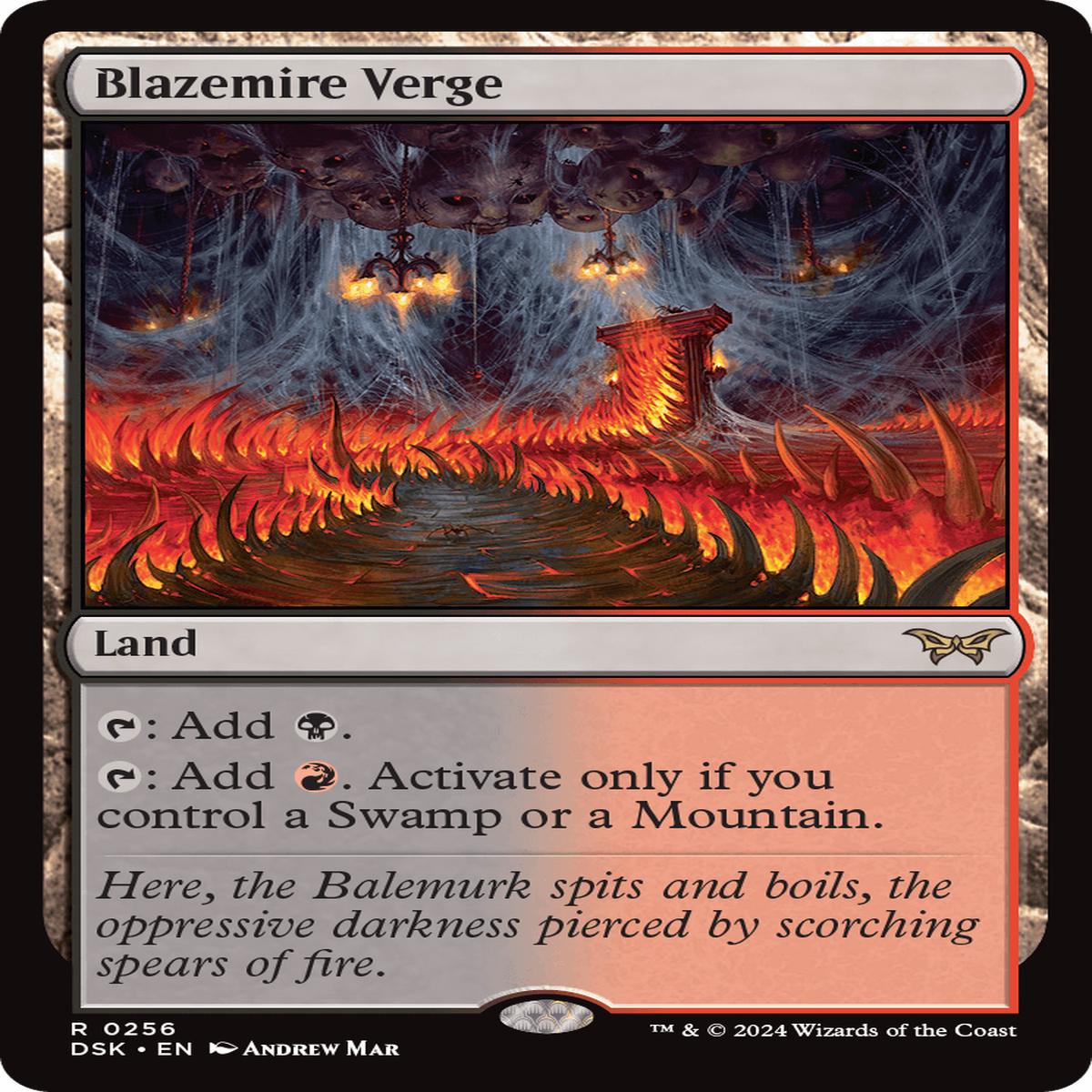 (0256) Blazemire Verge - Duskmourn: House of Horror