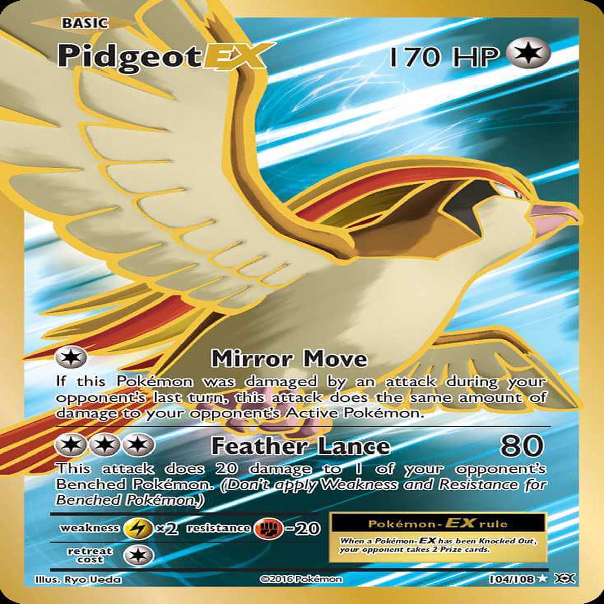 (104/108) Pidgeot EX - Evolutions