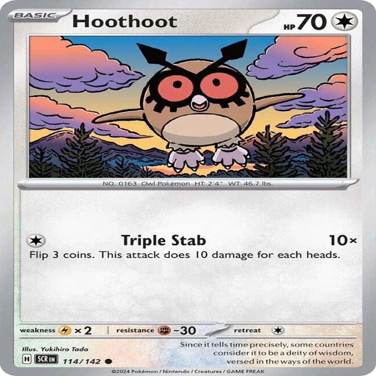 (114/142) Hoothoot - Stellar Crown