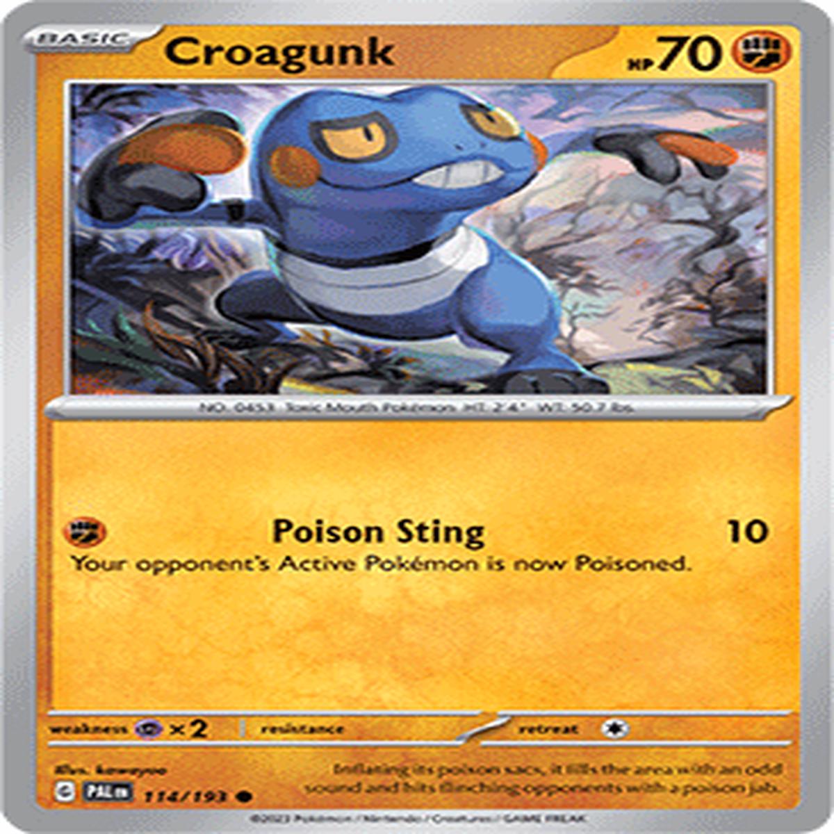 (114/193) Croagunk - Paldea Evolved