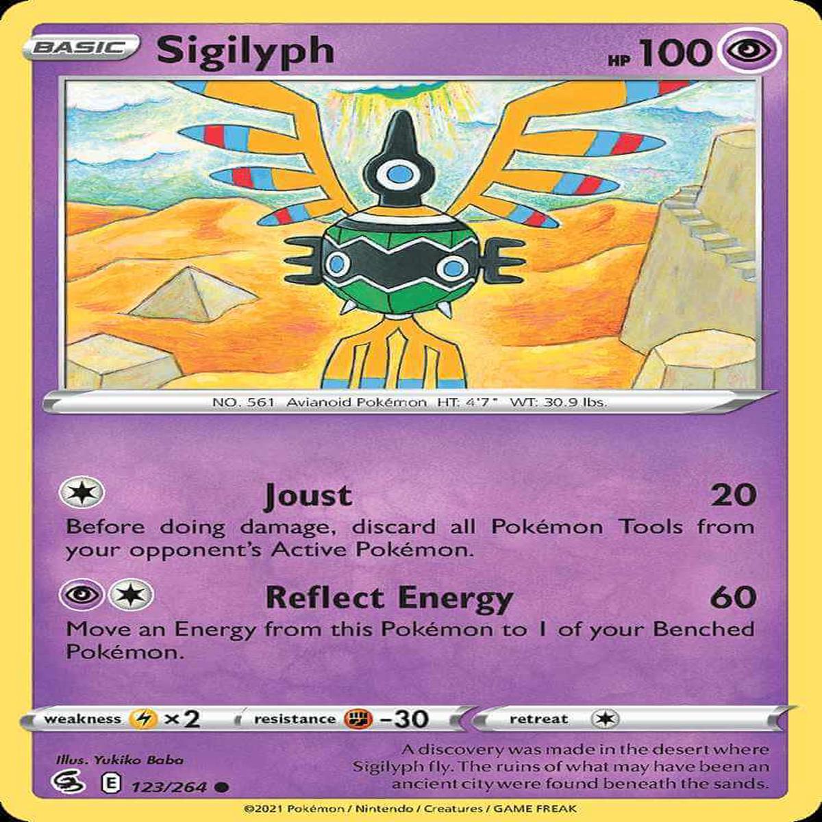 (123/264) Sigilyph - Fusion Strike