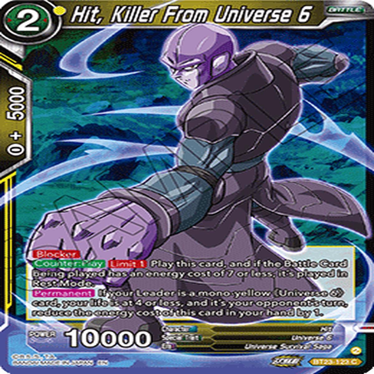 (123) Hit, Killer From Universe 6 - Perfect Combination