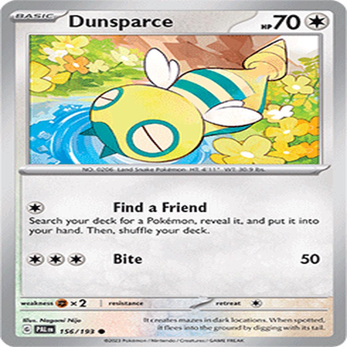 (156/193) Dunsparce - Paldea Evolved