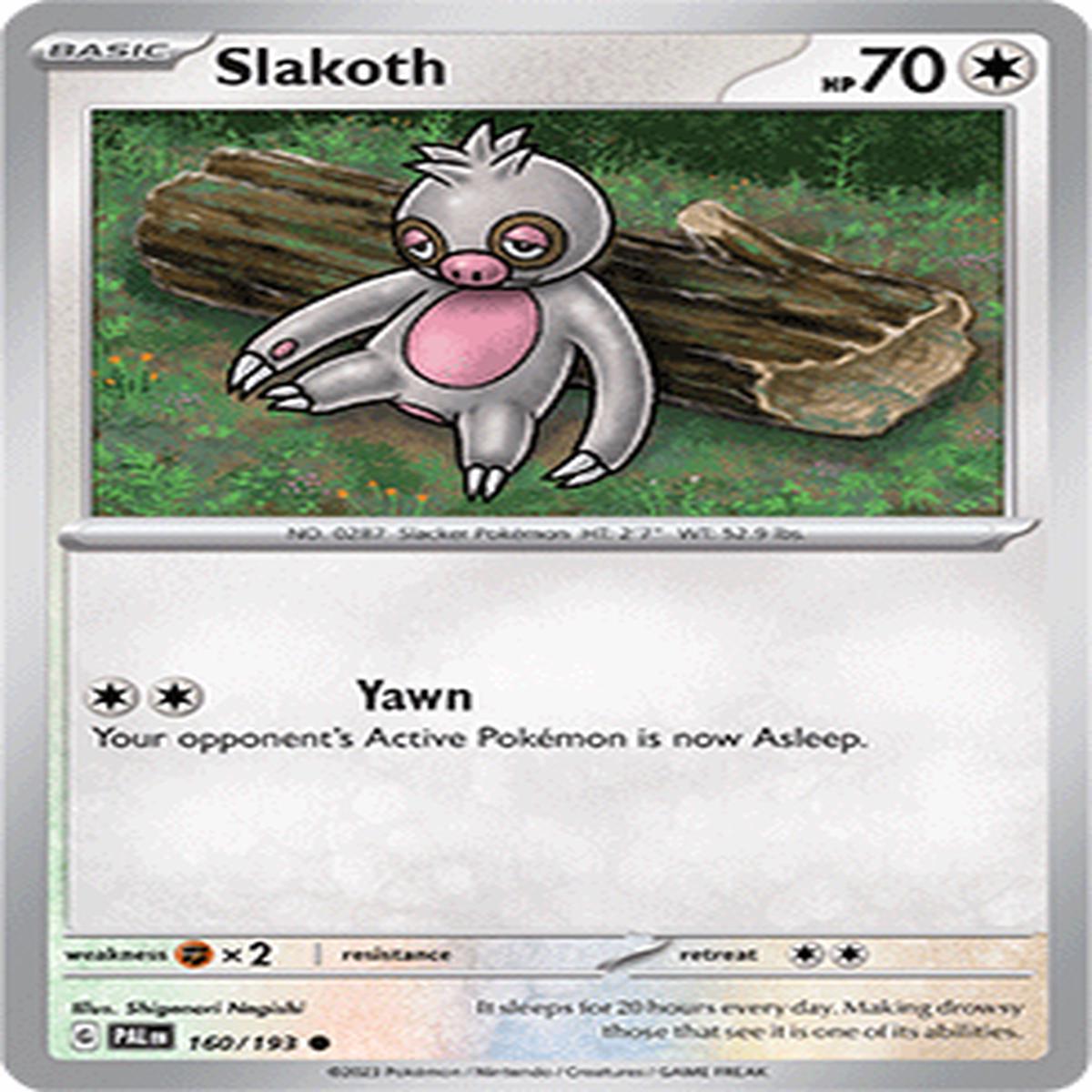 (160/193) Slakoth - Paldea Evolved