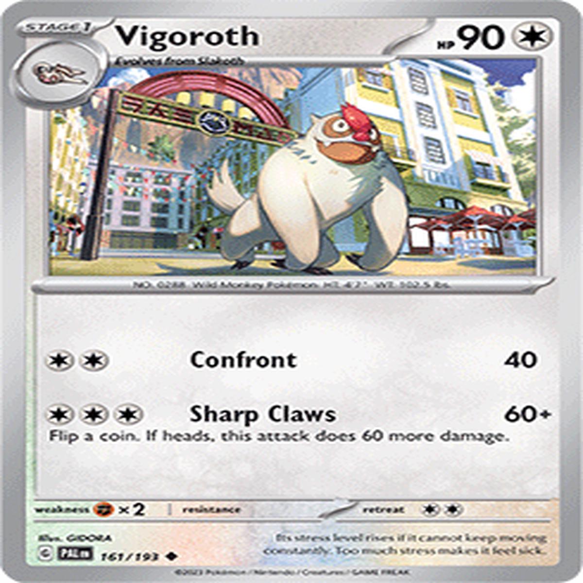 (161/193) Vigoroth - Paldea Evolved