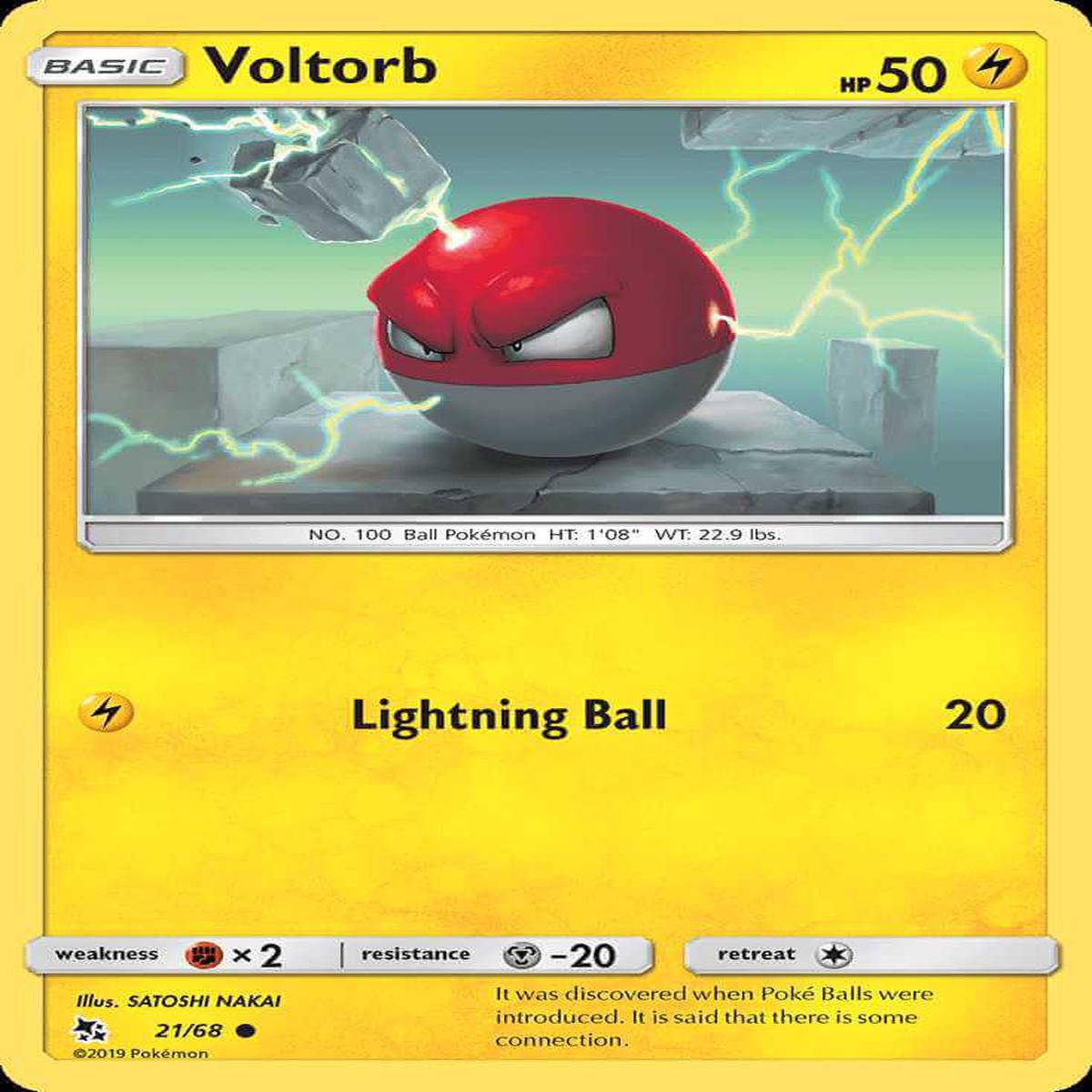 (21/68) Voltorb - Hidden Fates