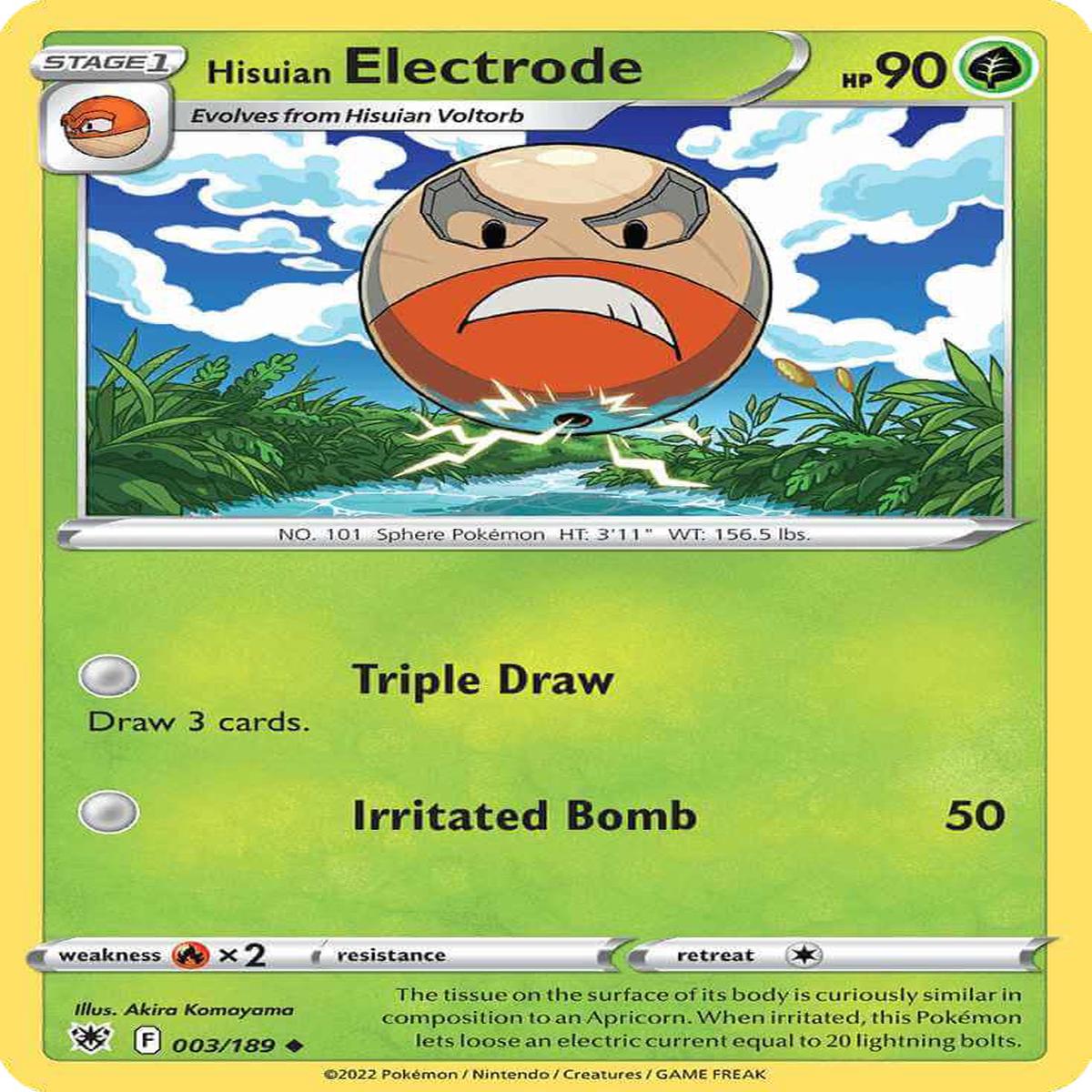 (3/189) Hisuian Electrode - Astral Radiance