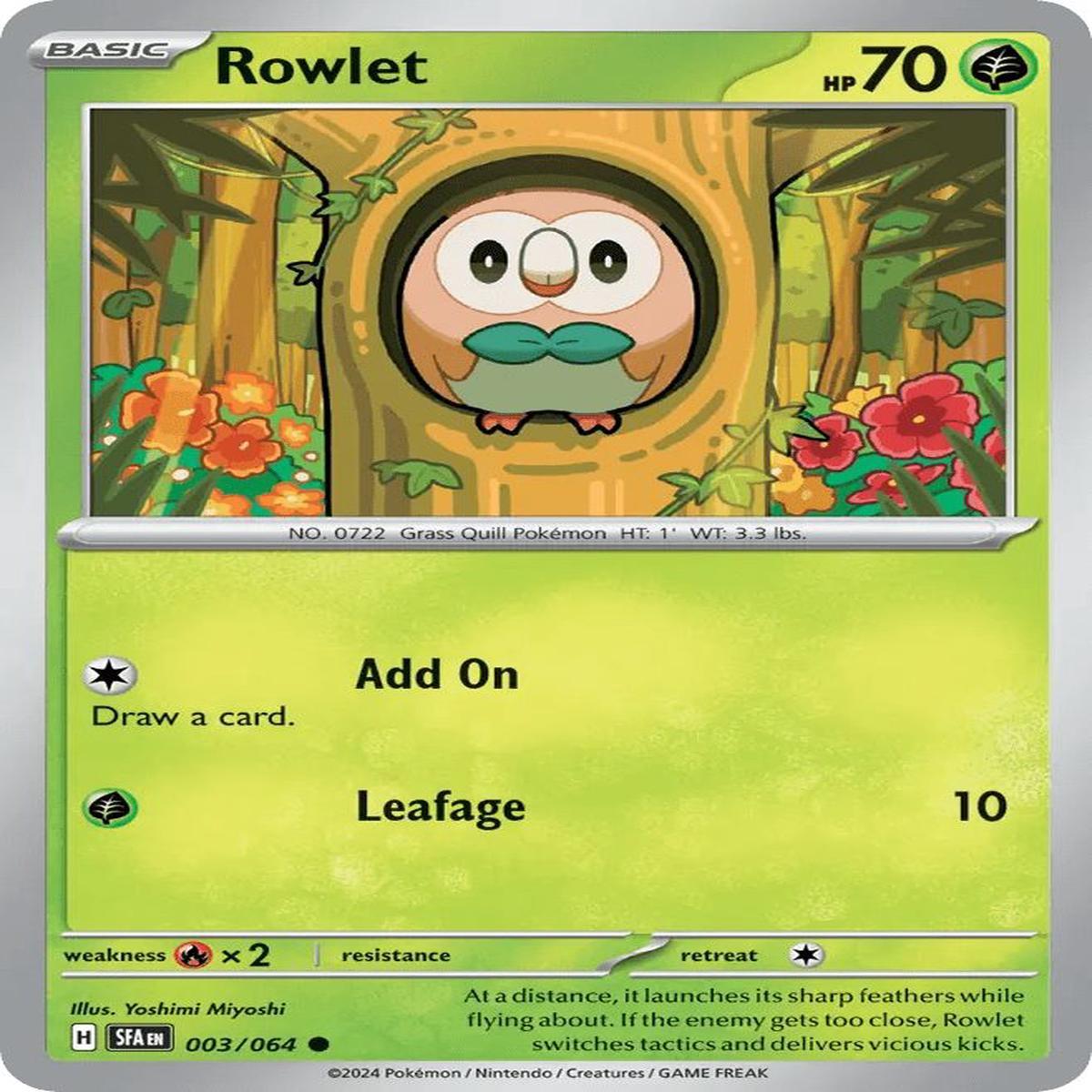 (3/64) Rowlet - Shrouded Fable