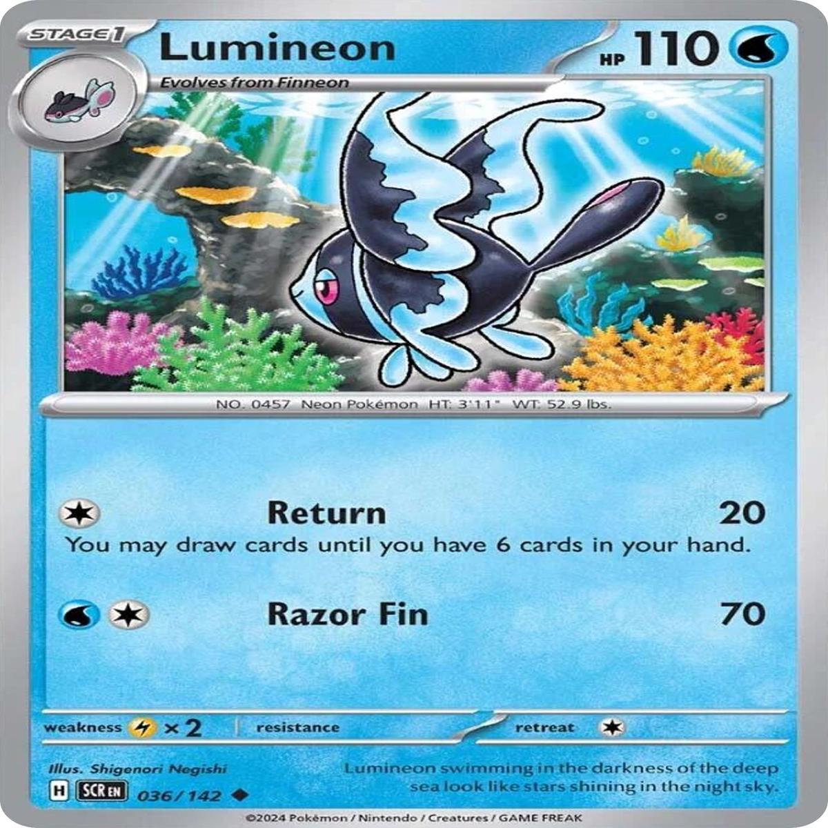 (36/142) Lumineon - Stellar Crown