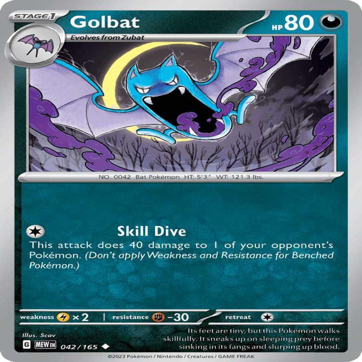 (42/165) Golbat - SV 151