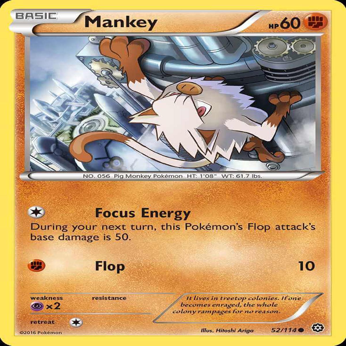 (52/114) Mankey - Steam Siege