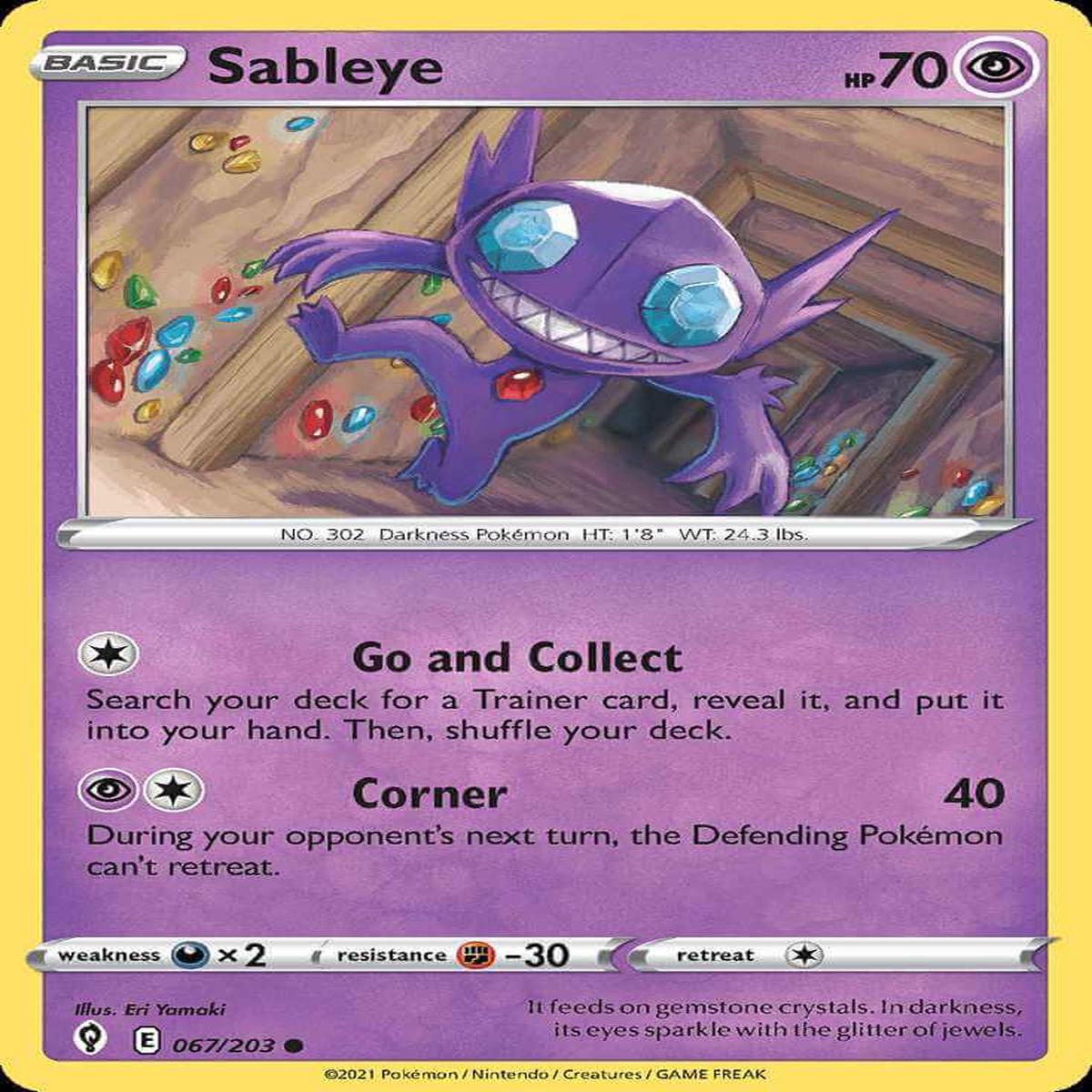 (67/203) Sableye - Evolving Skies