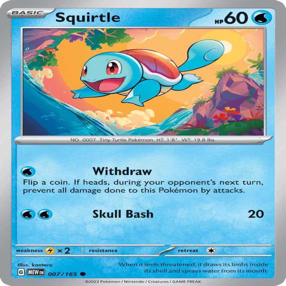 (7/165) Squirtle - SV 151